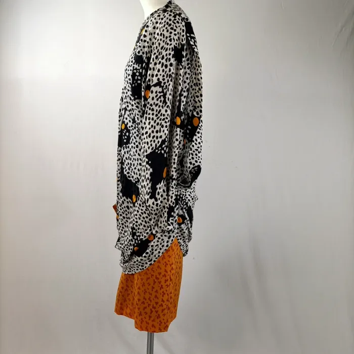 Robe haute couture vintage année 80 - Réty - T 40 estimé A1090 - photo numéro 9