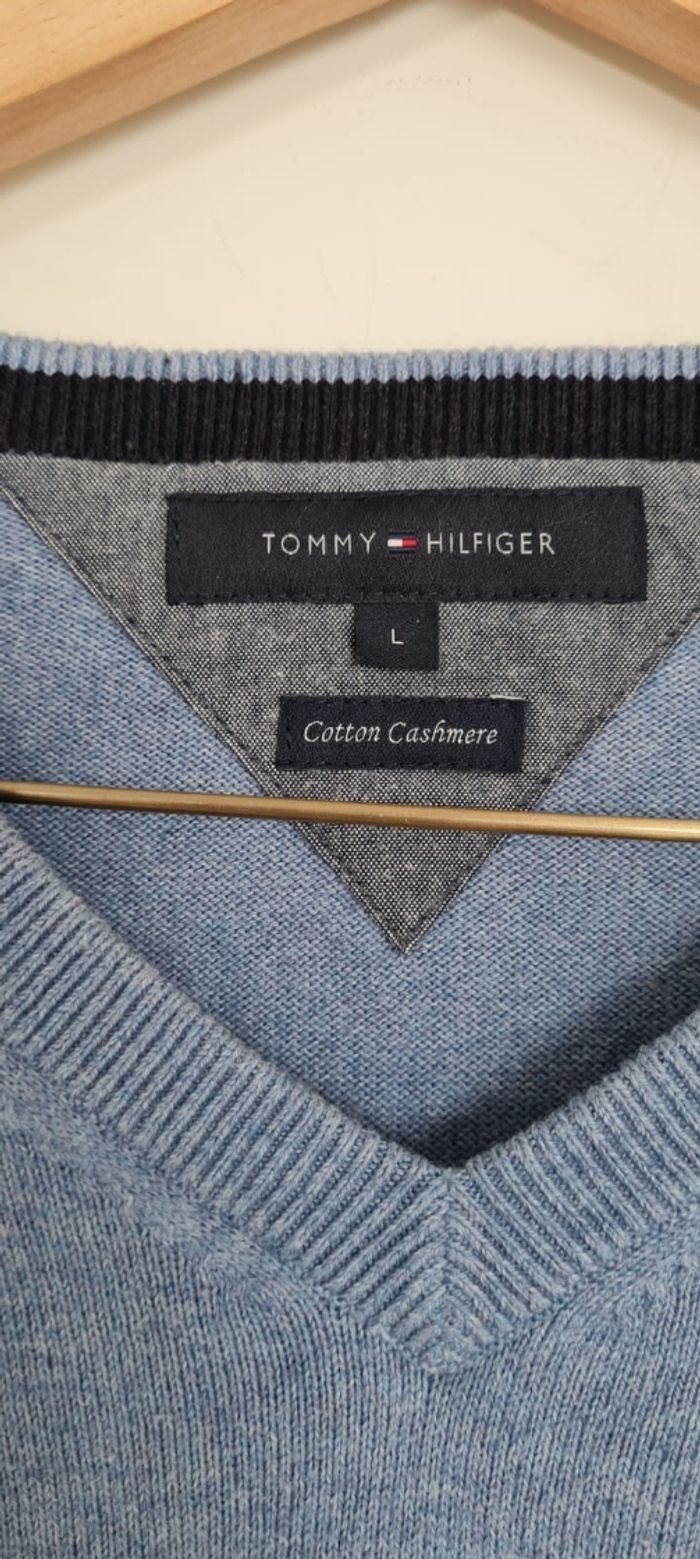 Pull en laine et cachemire Tommy hilfiger - photo numéro 3