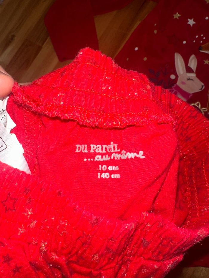 Pyjama de Noël dpam taille 10 ans - photo numéro 4
