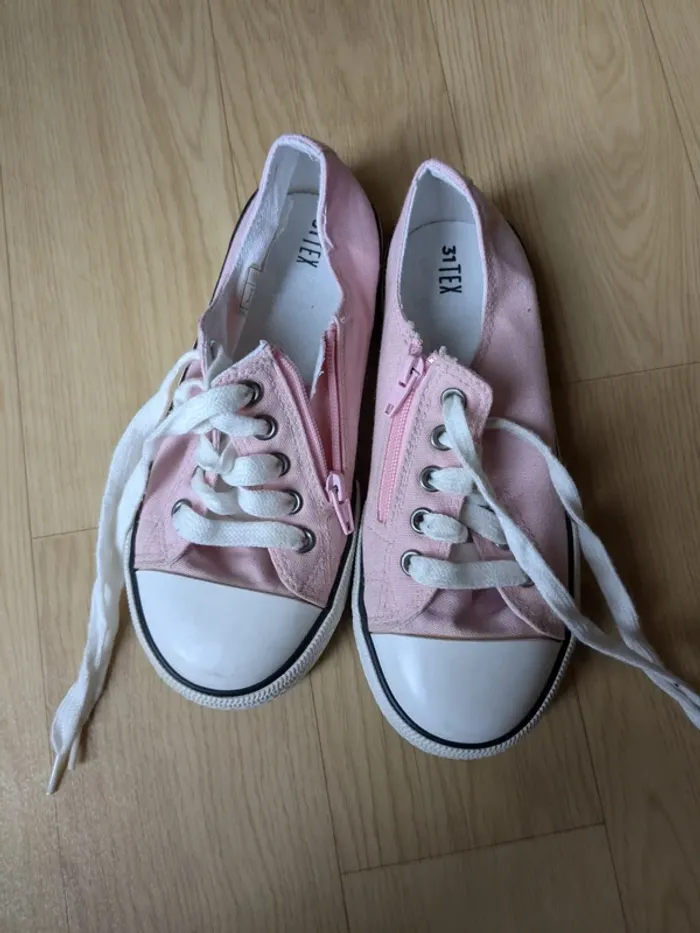 Tennis roses Tex - pointure 31 - photo numéro 2