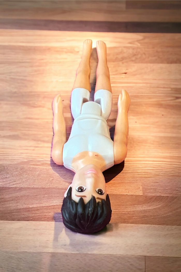 Mattel 2004 Polly Pocket vintage - lot de 2 figurines Polly et Rare Todd 9cm - photo numéro 4