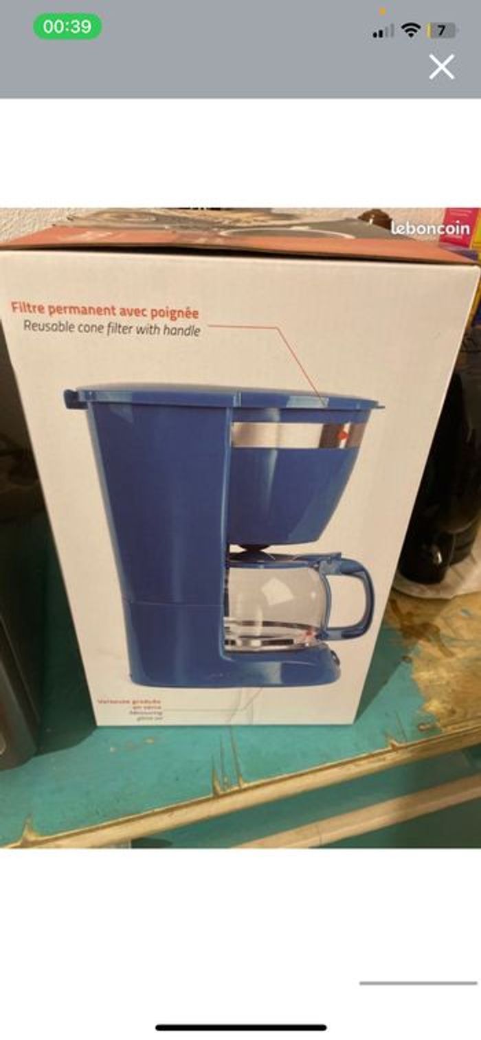 Cafetière Livoo 800W - 10-12 tasses - Filtre Permanent