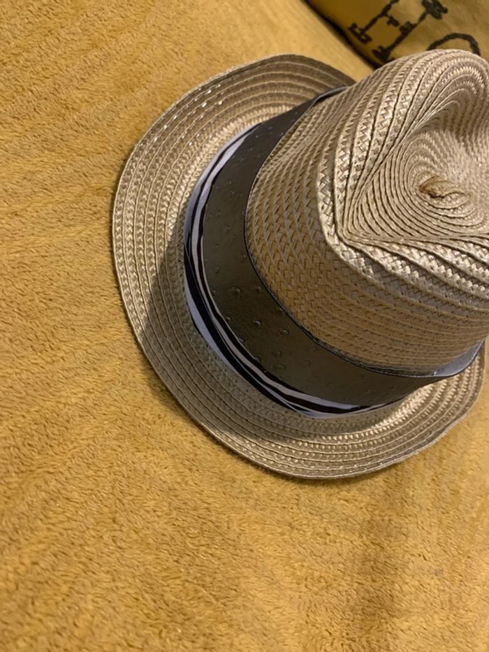 Borsalino effet paille tressé - photo numéro 5