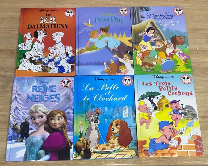 6 livres Disney