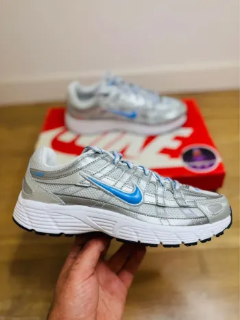 Nike P6000 Metallic Platinum University Blue Taille 37.5