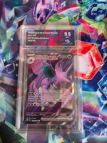 Nidoking ex de la Team Rocket 216/182 CA9.5 ev10