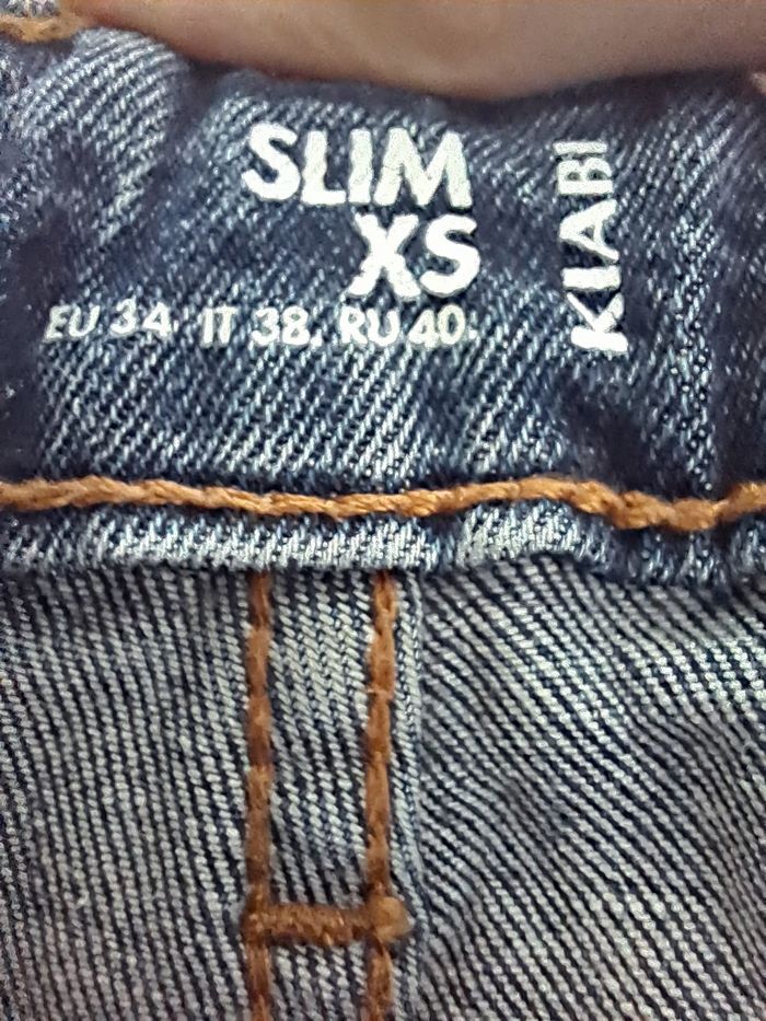 Jean  bleu SLIM XS - photo numéro 2