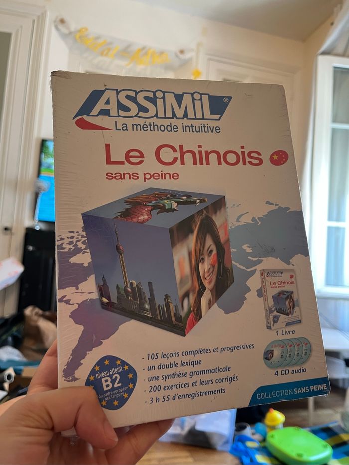 Assimil – Le Chinois sans peine + 4 CD audio (comme neuf)