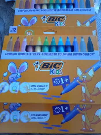 3 boites de 12 feutres de coloration bic à 15€ avec le code 
CHOCOLAT30
Le lot passe à 10,50€
