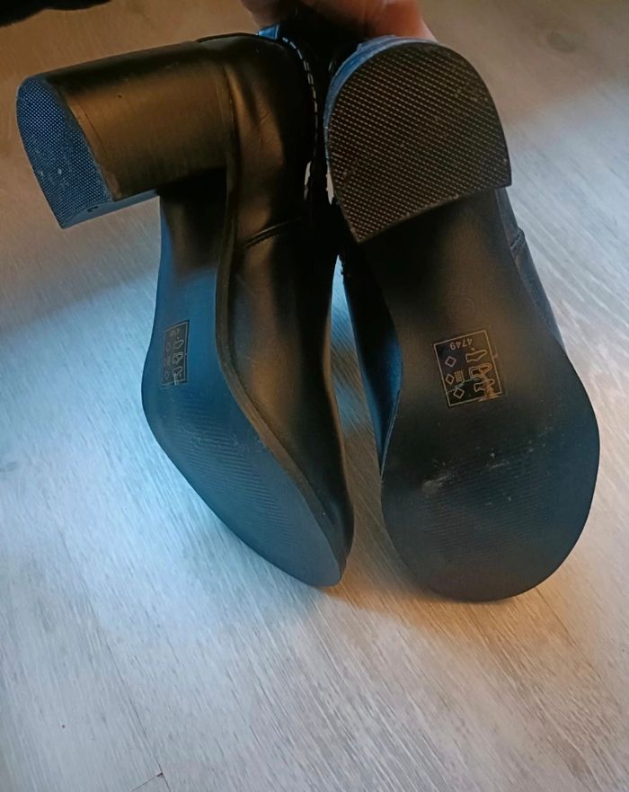 Bottines noirs femme - photo numéro 5