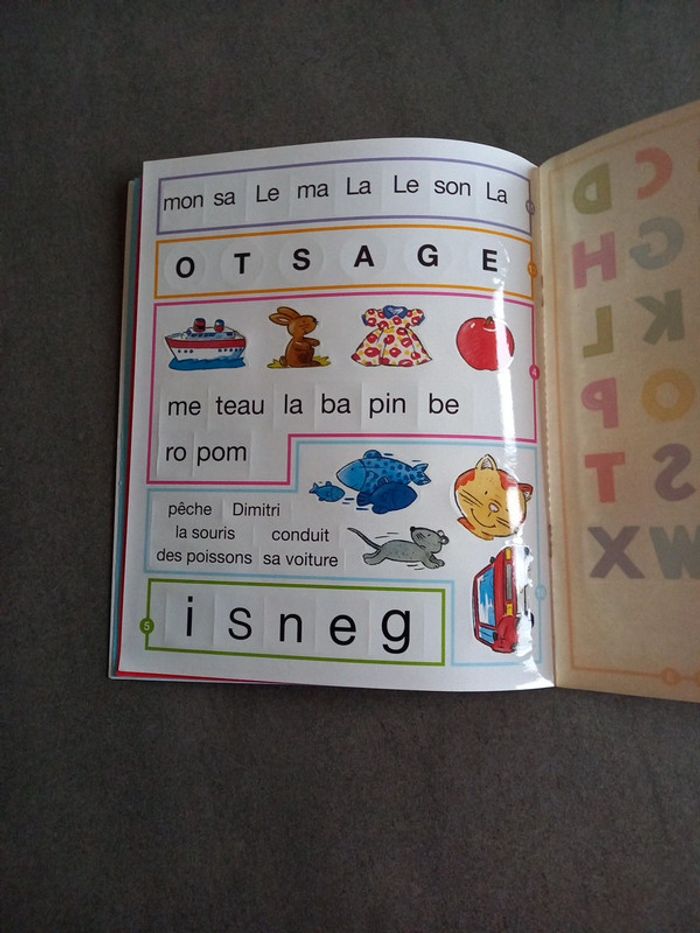 Livre avec stickers Initiation aux mots - photo numéro 5