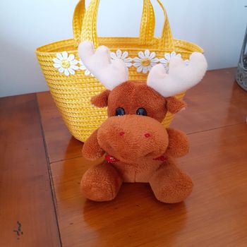 Petit Doudou-peluche Renne/ Élan