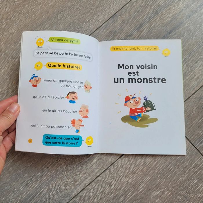 Livre Lire, c'est facile. Mon voisin est un monstre. Collection Milan poussin 5-7ans - photo numéro 3