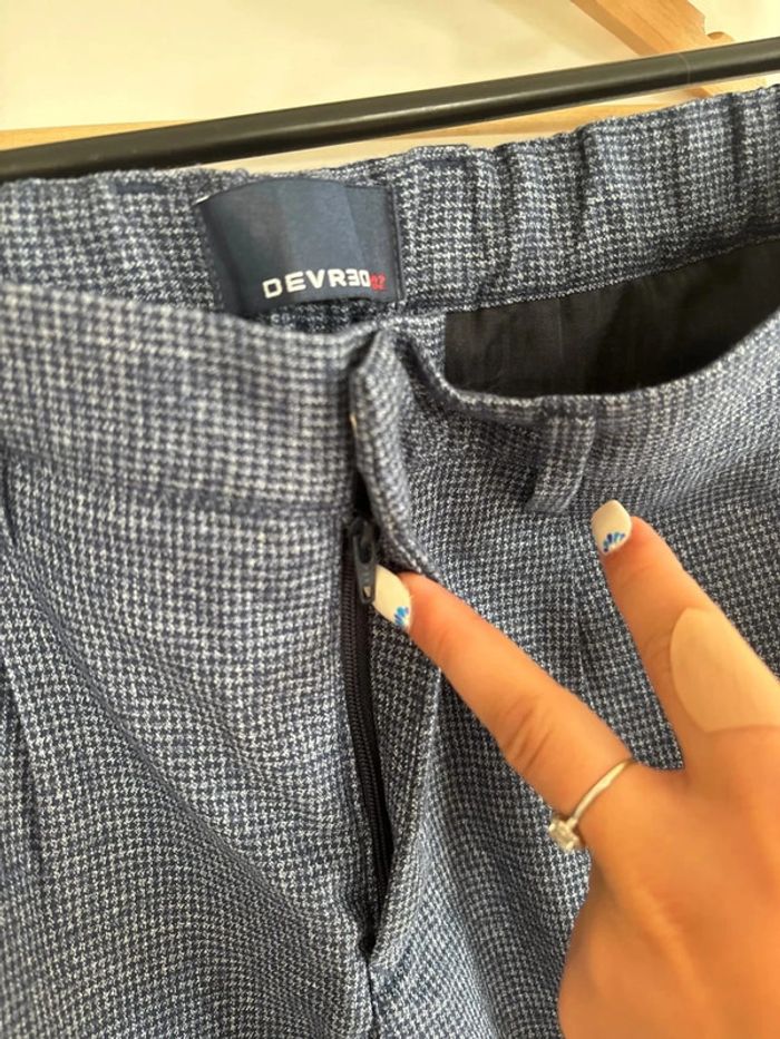 Pantalon bleu habillé Devred taille 36 - photo numéro 3