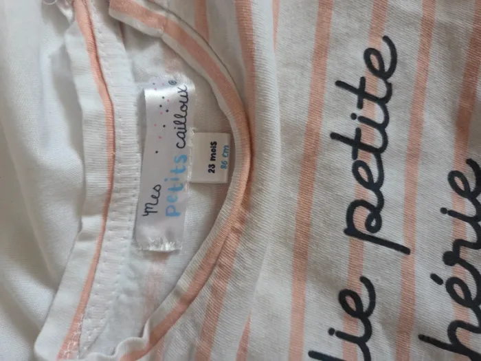 Tee shirt manche longue fille 2 ans - photo numéro 3