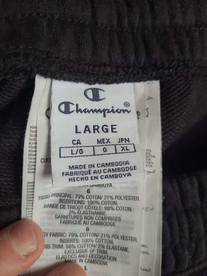 Pantalon jogging Champion noir - photo numéro 9