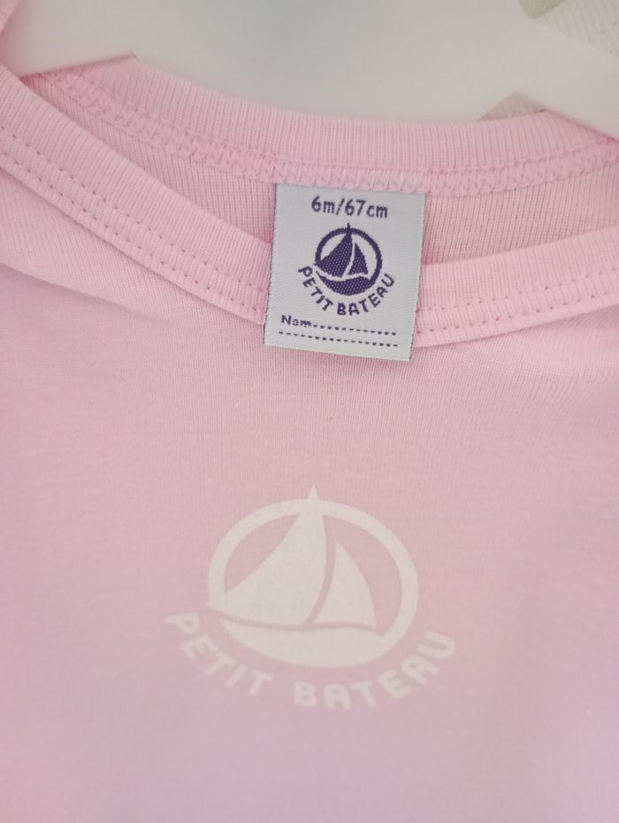 Lot 3 bodies petit bateau neuf - photo numéro 5