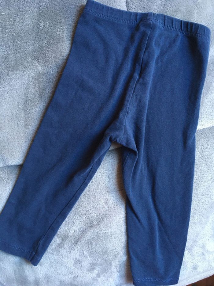 Leggings léger bleu marine mixte TAO 18 mois - photo numéro 3