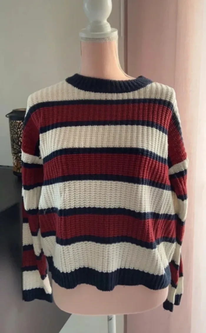 Pull rayé