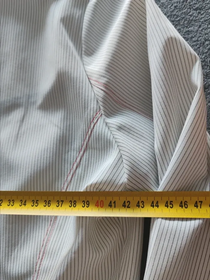Blazer J.C. Trigon “Donna Diane” Off-White Rayé – Neuf avec Étiquette – Taille 38 - photo numéro 9