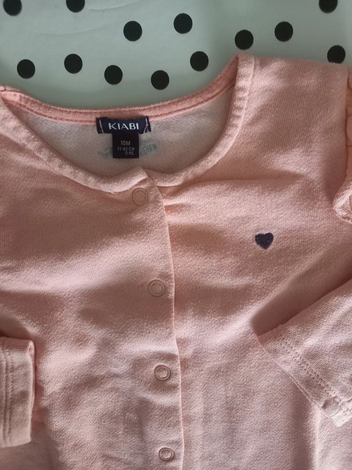 Gilet fille 18 mois kiabi - photo numéro 2