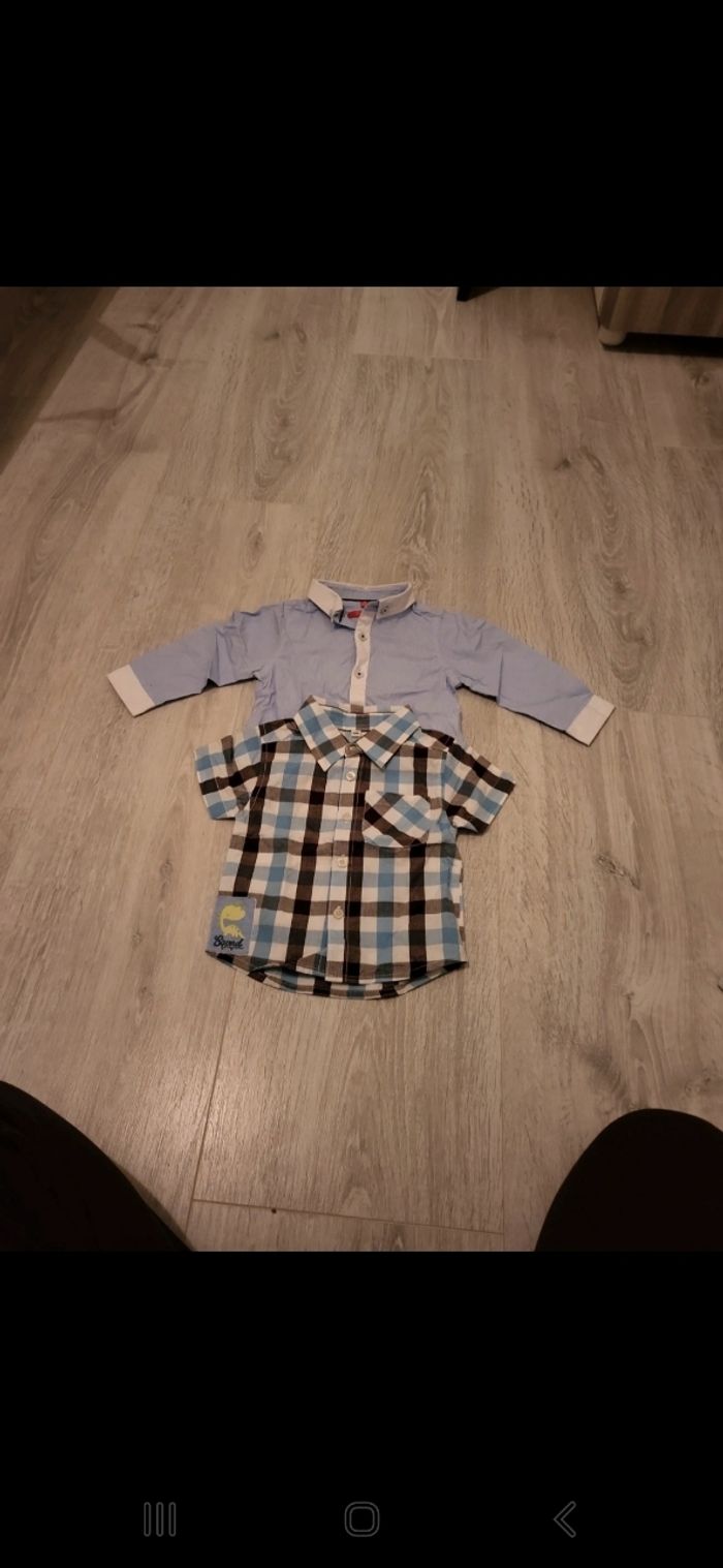 Lot chemises 6 mois