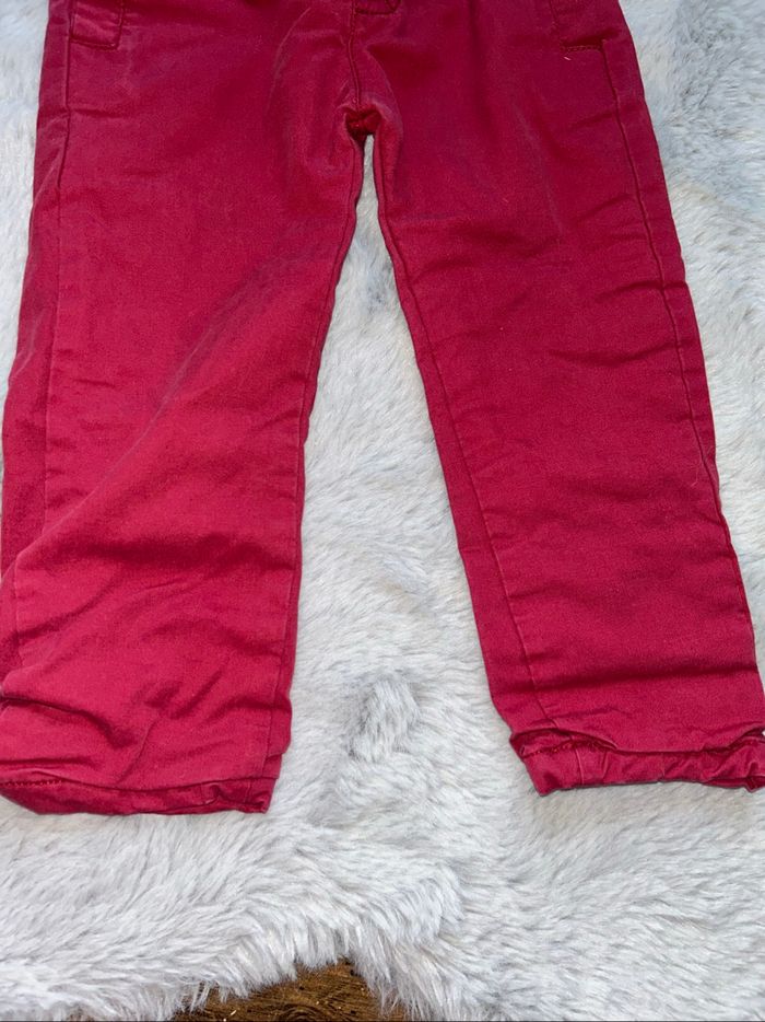 Pantalon bordeaux - 12 mois - Sucre d’orge - photo numéro 3