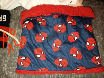 Snood tour de cou spiderman taille 10 à 14 and