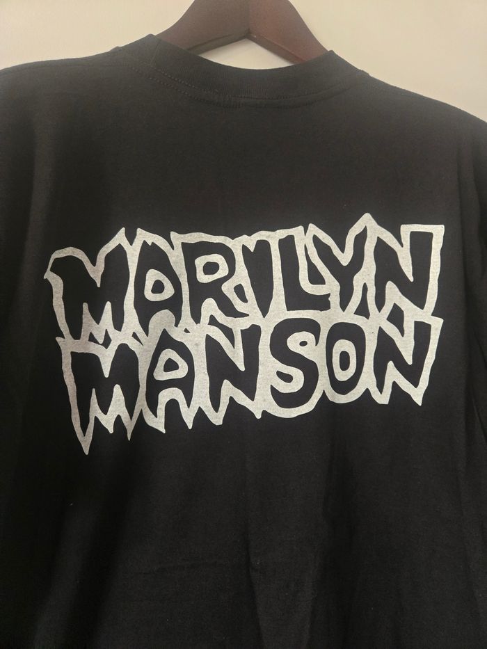 T-shirt rétro Marilyn Manson rock vintage L - photo numéro 4