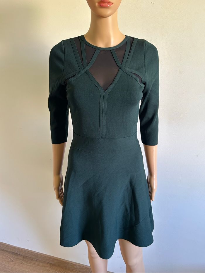 Robe verte foncée neuve Morgan taille XS (valeur 75€)