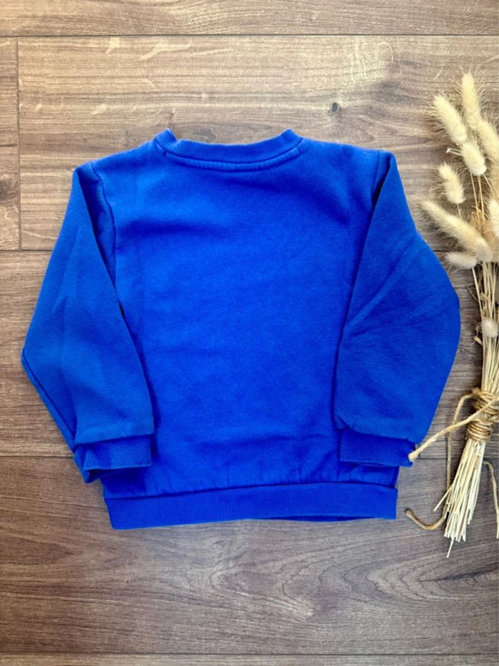 Sweat pull bleu Adidas 18 mois - photo numéro 4