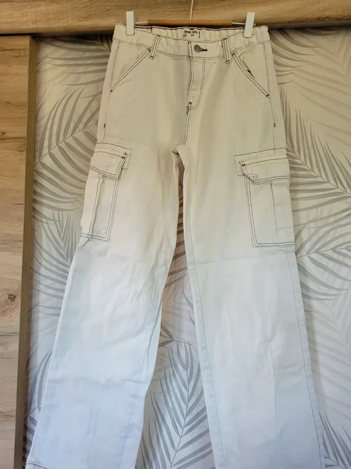 Pantalon cargo femme ou adolescente taille 34 - photo numéro 3