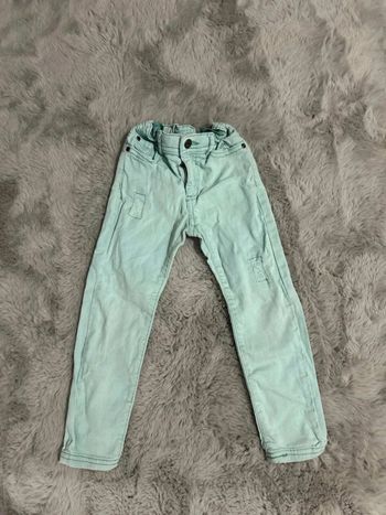 Pantalon  tape à  l’œil  vert  clair