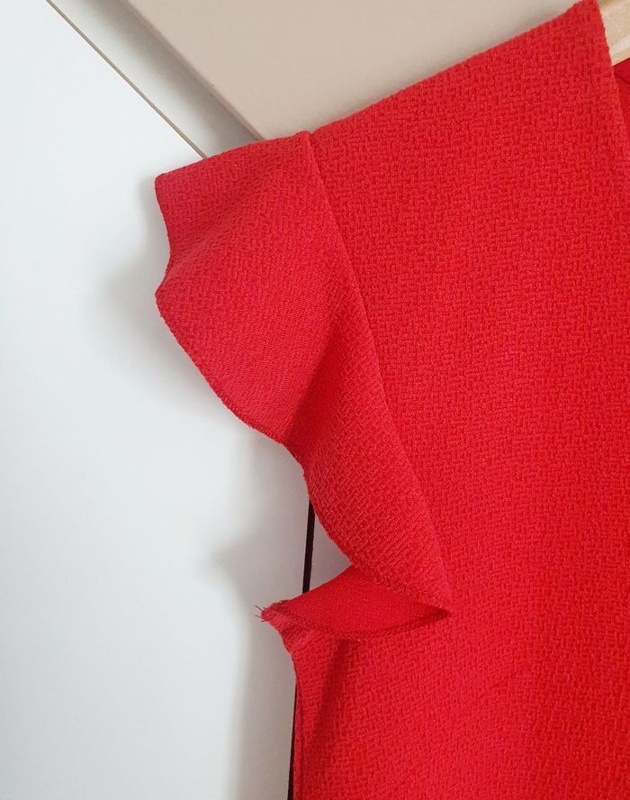 Robe mi-longue rouge Mango T. S - photo numéro 2