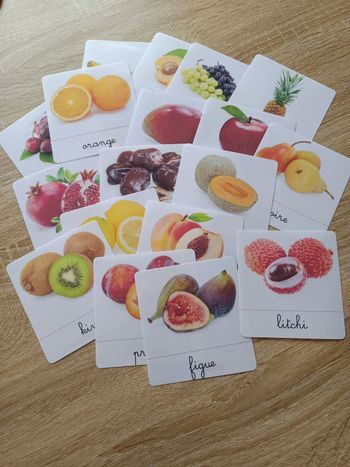 Montessori les fruits