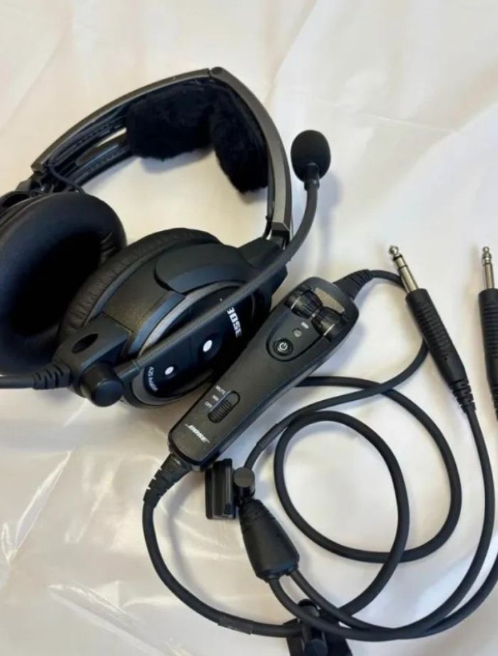 Casque d'aviation Bose A20 avec câble Bluetooth à double prise, 30h de vol