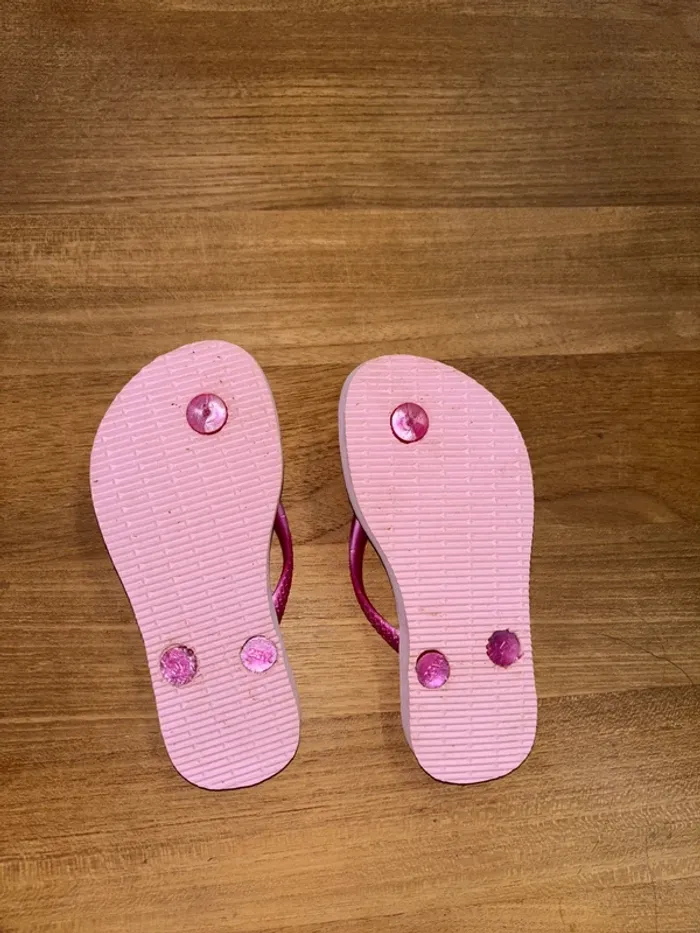 Tong havaianas le belle au bois dormant taille 23/24 - photo numéro 4