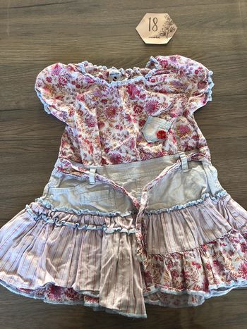 Jolie robe fleurie Absorba 18 mois