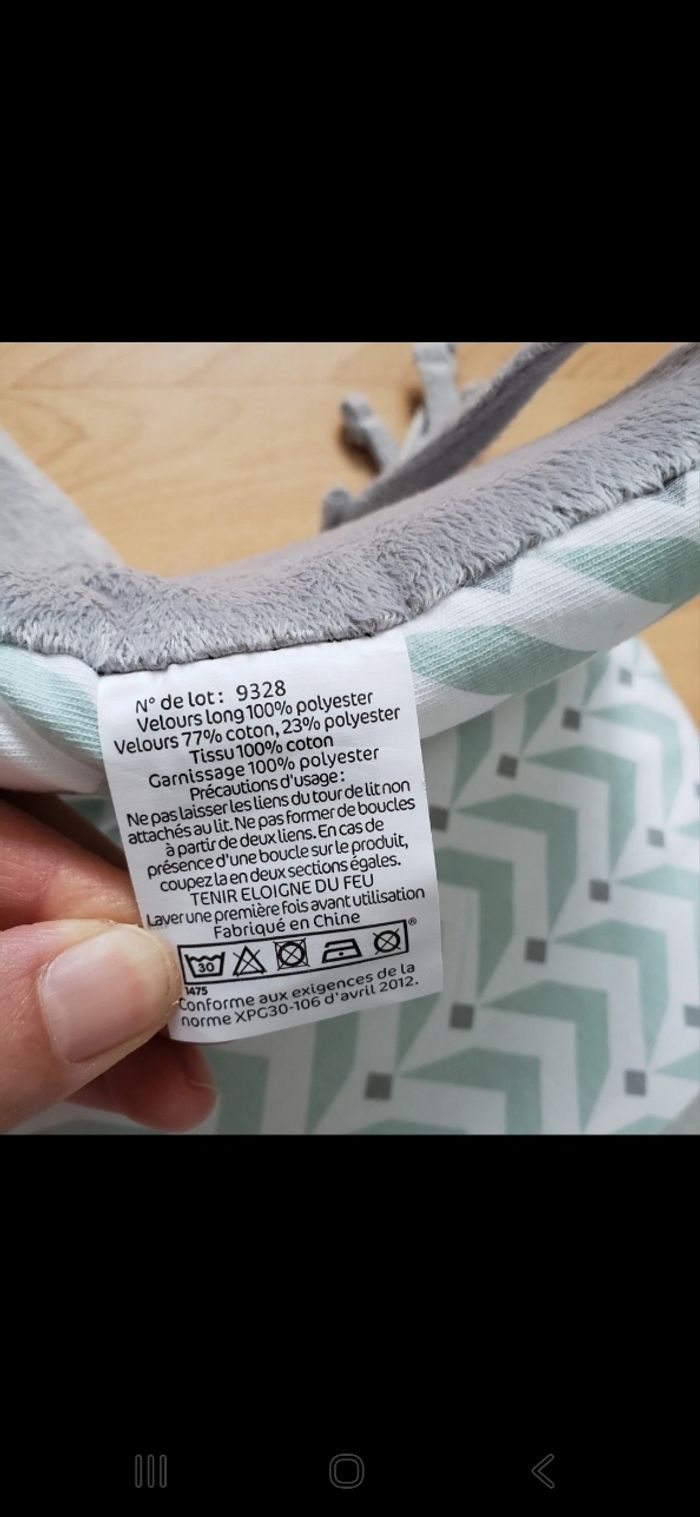 Tour de lit bébé neuf - photo numéro 5