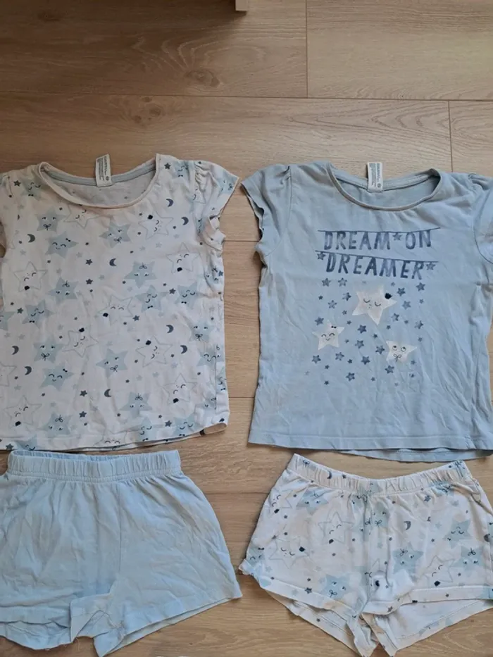 Pyjamas été jumelles 3/4A - photo numéro 2