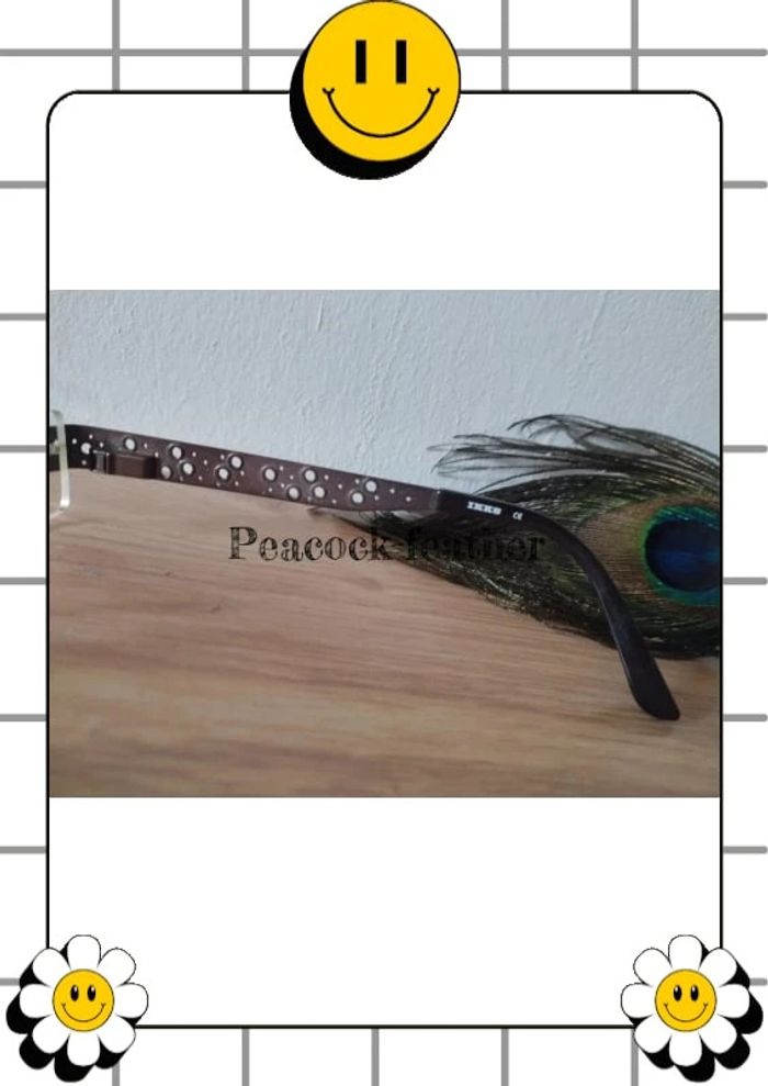 Monture de lunettes de vue marron/ cuivre IKKS - photo numéro 3