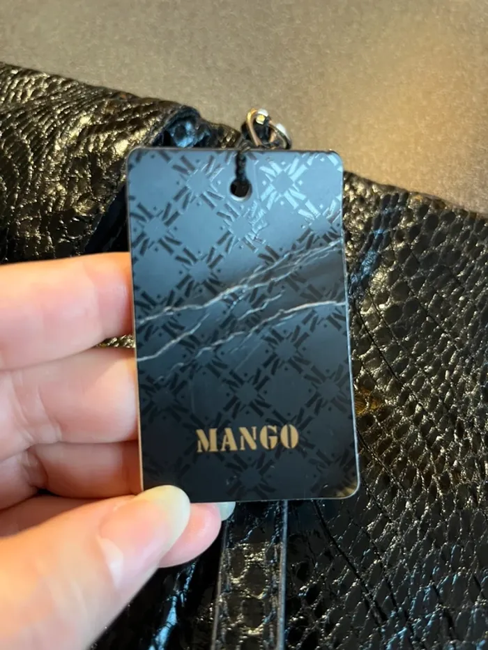 Pochette noire Mango neuve - photo numéro 4