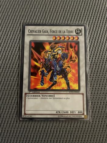 Carte Yu-Gi-Oh! Chevalier Gaia, Force de la Terre 5DS3-FR041 1ère édition