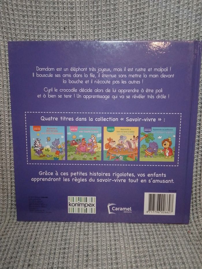 Apprends la politesse - Collection savoir vivre / Ed. Caramel - photo numéro 2