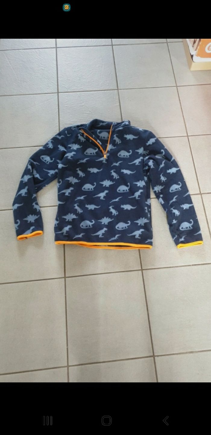 Sweat polaire dinosaures 14 ans