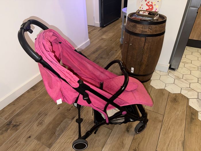 Pousette chicco rose - photo numéro 3