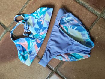 Maillot de bain 2 pièces fille 8-9 ans Olaian Decathlon 