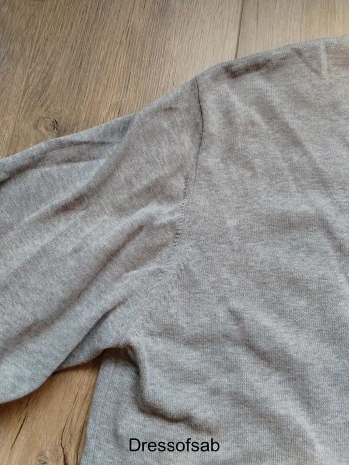 Cardigan Lacoste Gris Homme - photo numéro 5