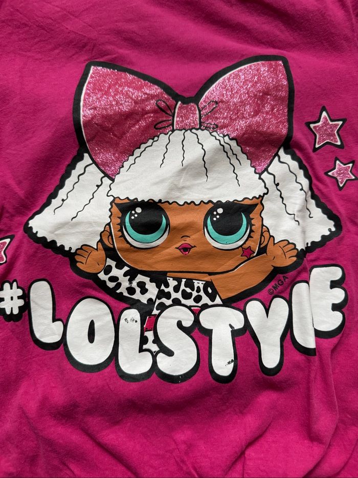 👚 T-shirt fille - lol surprise - 8 ans - 100% coton - très bon état - photo numéro 2