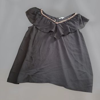 Débardeur épaule froufrou